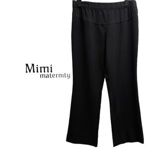 Motherhood Mimi Maternity Elastic Band Pull On Casual Dressy Black Pants Medium